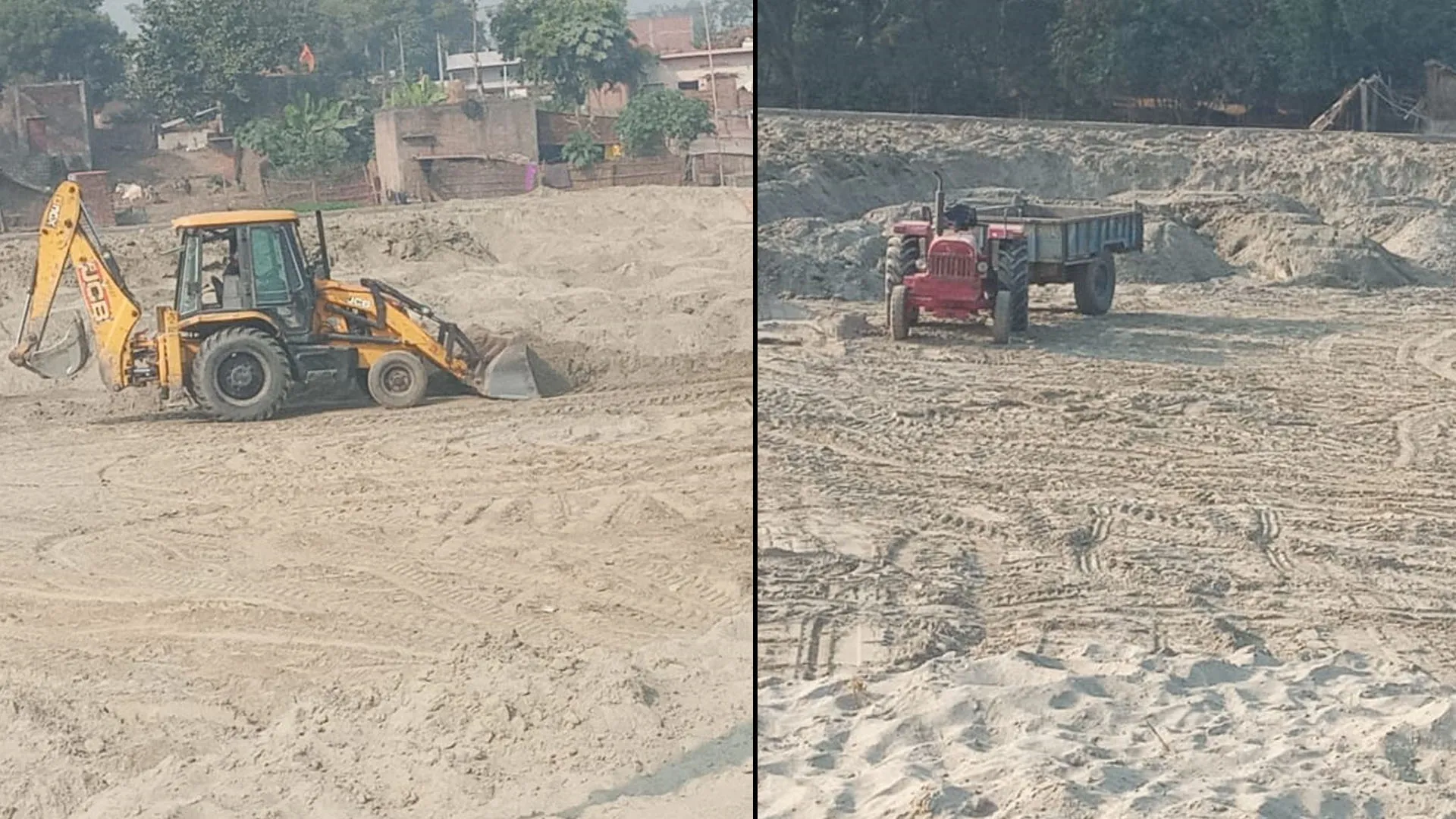 लखीमपुर खीरी : सिंगाही और तिकुनिया क्षेत्र में बेखौफ माफिया खुलेआम कर रहे खनन