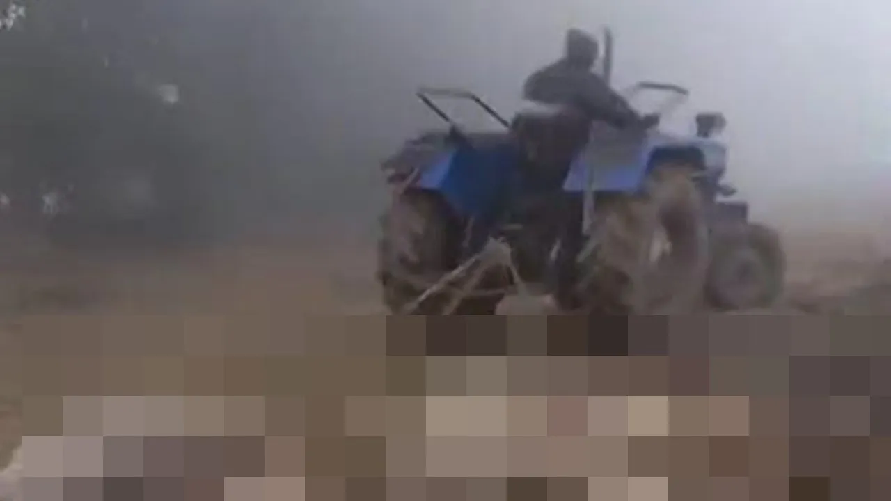 पीलीभीत: ट्रैक्टर से बांधकर खींचे गए गोवंश के शव, प्रधान पुत्र समेत दो पर एफआईआर 