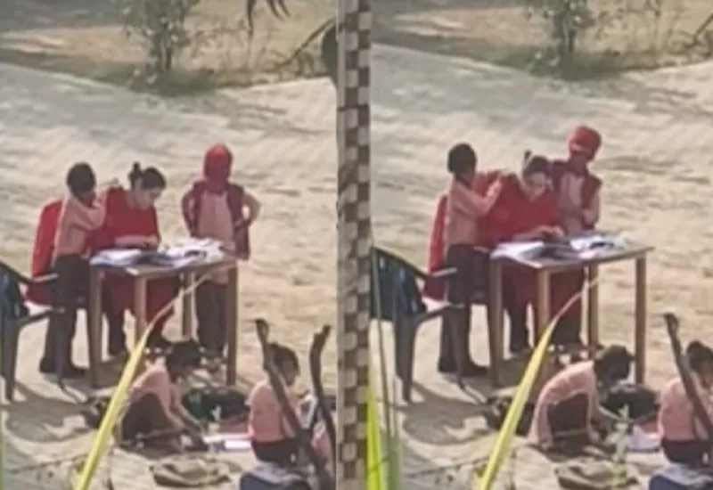 मुरादाबाद : महिला शिक्षामित्र ने पढ़ाने की जगह करवाया मसाज, ‍VIDEO वायरल होने पर BSA ने खंड शिक्षा अधिकारी को सौंपी जांच 