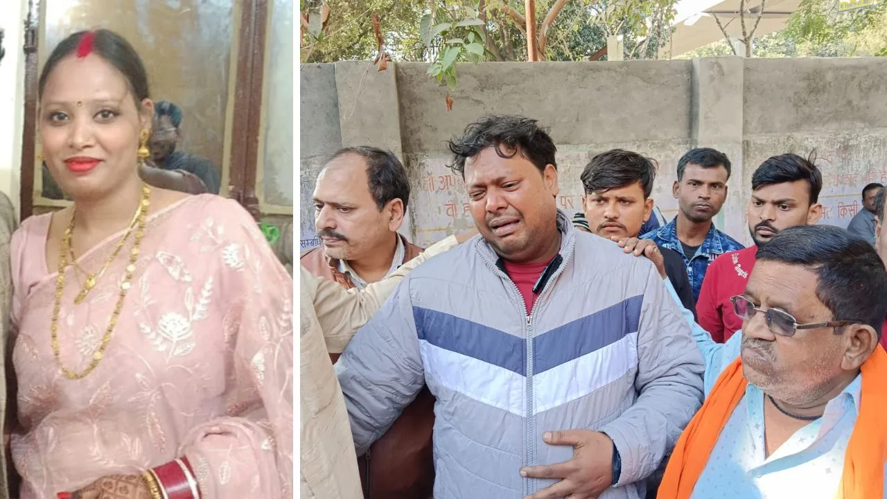 कानपुर में नवविवाहिता का शव फंदे पर लटकता मिला: परिजन बाेले- 15 लाख नहीं देने पर मार डाला