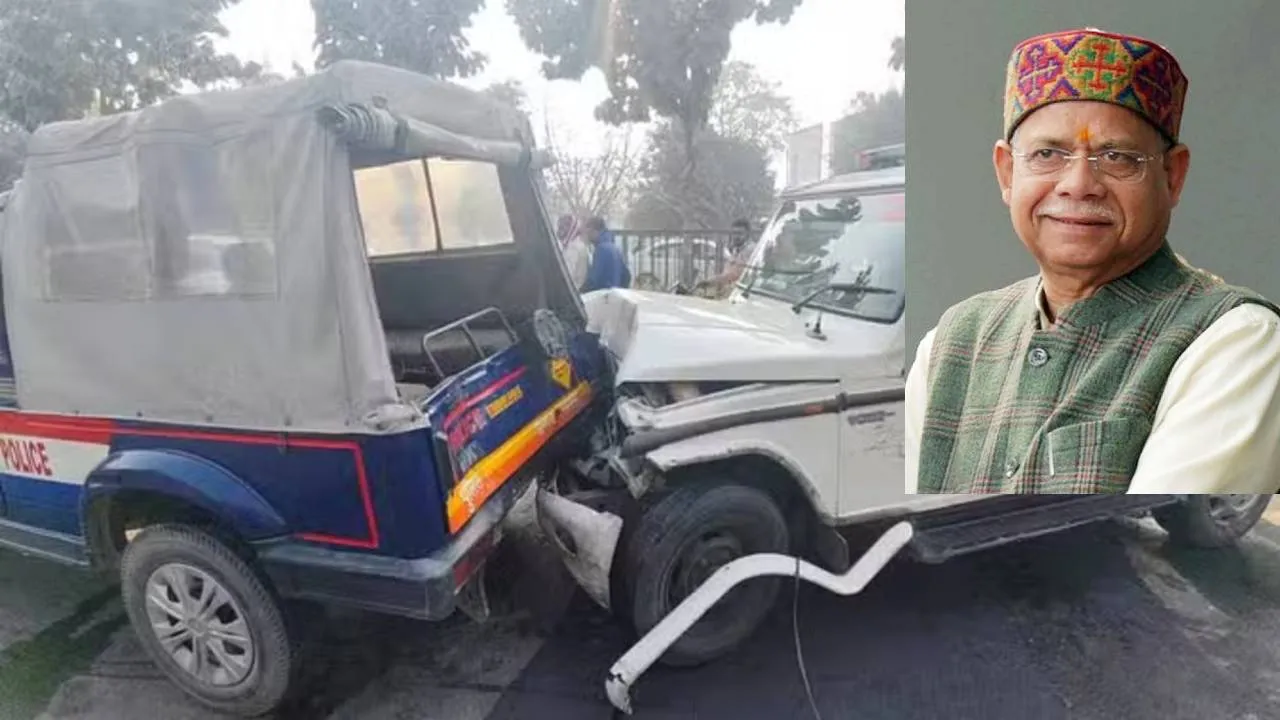 लखनऊ: Lulu Mall के पास हिमाचल के राज्यपाल की फ्लीट की गाड़ियां आपस में टकराई, पुलिसकर्मियों समेत कई लोग घायल