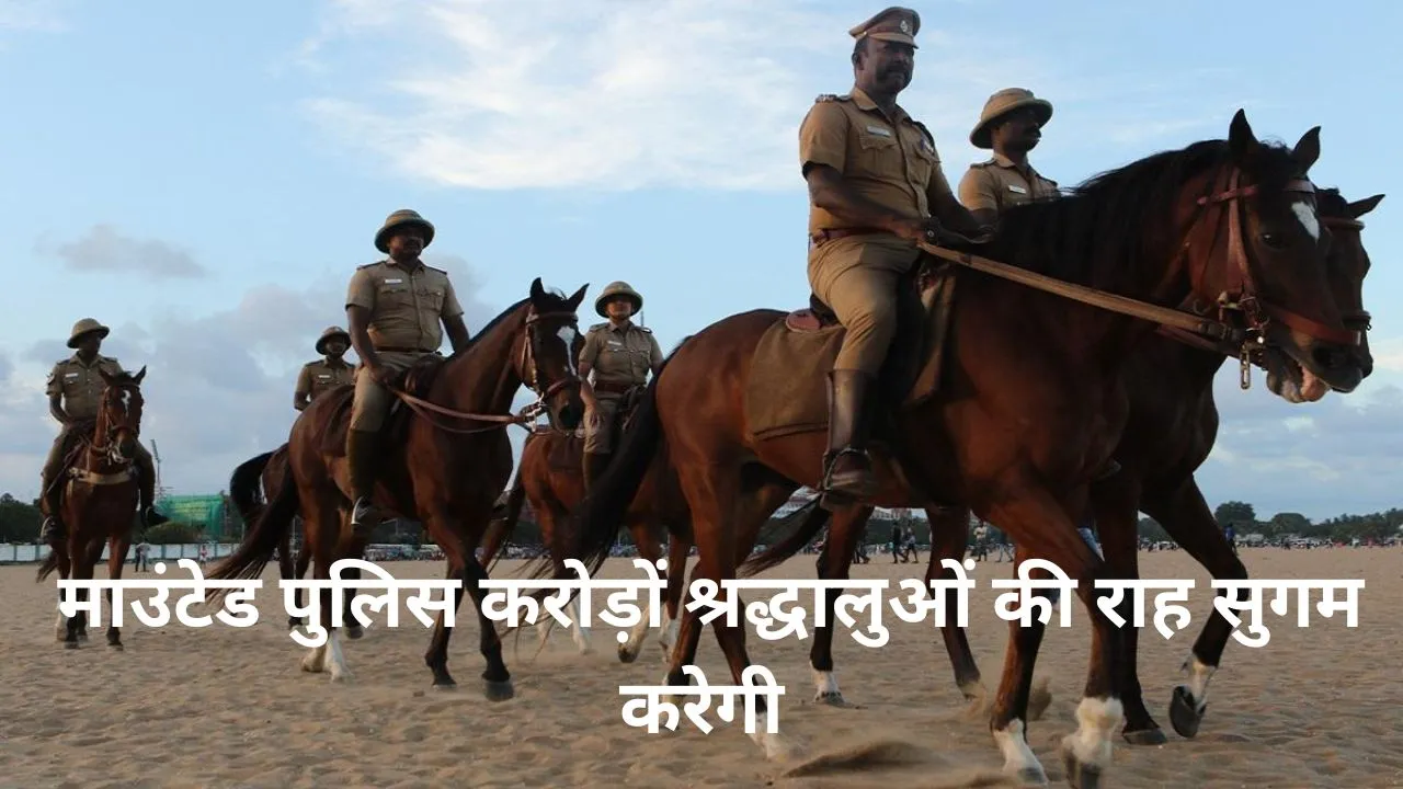 महाकुम्भ: भीड़ को नियंत्रित करेगी अमेरिकन और ब्रिटिश घोड़ों की टाप, जानिए इनकी खुराक और सेहत का राज...