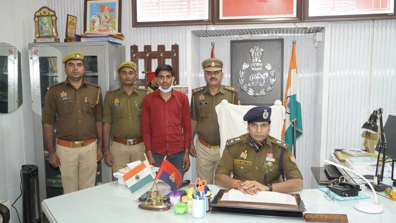 इटावा में अपहरण की झूठी सूचना देकर फिरौती मांगने वाला आरोपी गिरफ्तार: पुलिस ने भेजा जेल
