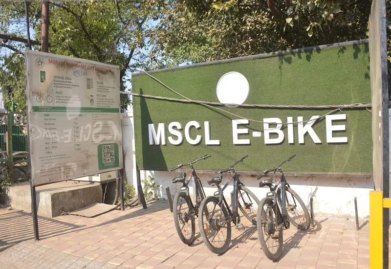 मुरादाबाद : महानगर में बेमतलब साबित हुई ई-बाइक शेयरिंग परियोजना, खर्च हुए हैं लाखों रुपये 