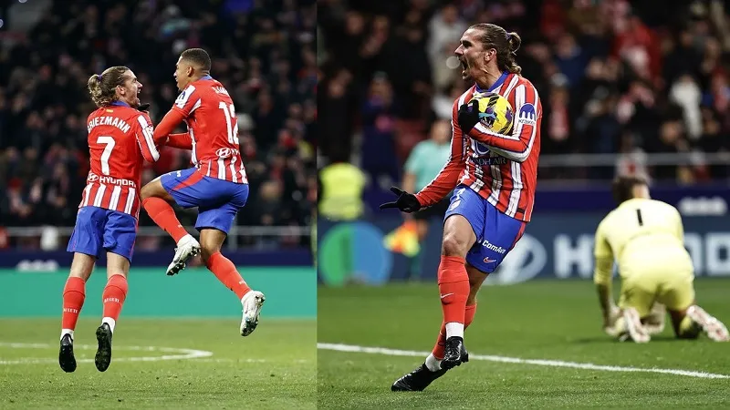 LaLiga : एटलेटिको मैड्रिड की लगातार नौवीं जीत, एंटोनी ग्रीज़मैन ने दागे दो गोल 