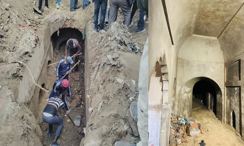 Sambhal News : चन्दौसी में दूसरे दिन बावड़ी की खोदाई में निकला महल जैसा ढांचा, डीएम-एसपी ने खोदाई स्थल का किया निरीक्षण