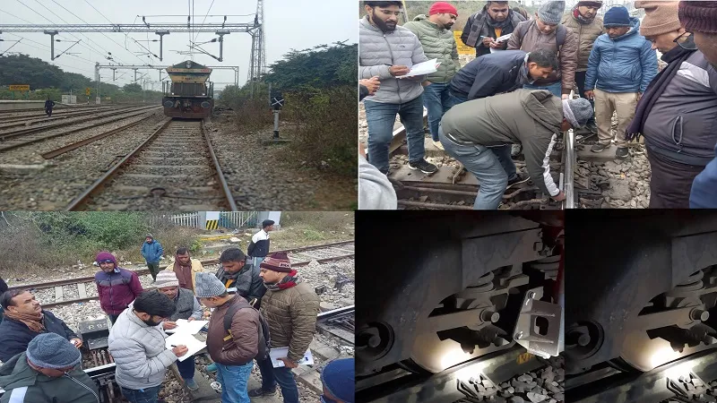 Sambhal News : चन्दौसी में शंटिंग के दौरान पटरी से उतरा मालगाड़ी के इंजन का पहिया, रेलवे प्रशासन में मची अफरातफरी