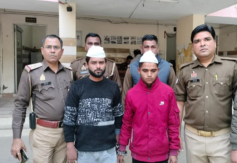 मुरादाबाद : महिला सिपाही के साथ छेड़छाड़ और मारपीट करने वाले दो आरोपी गिरफ्तार, भेजा जेल 