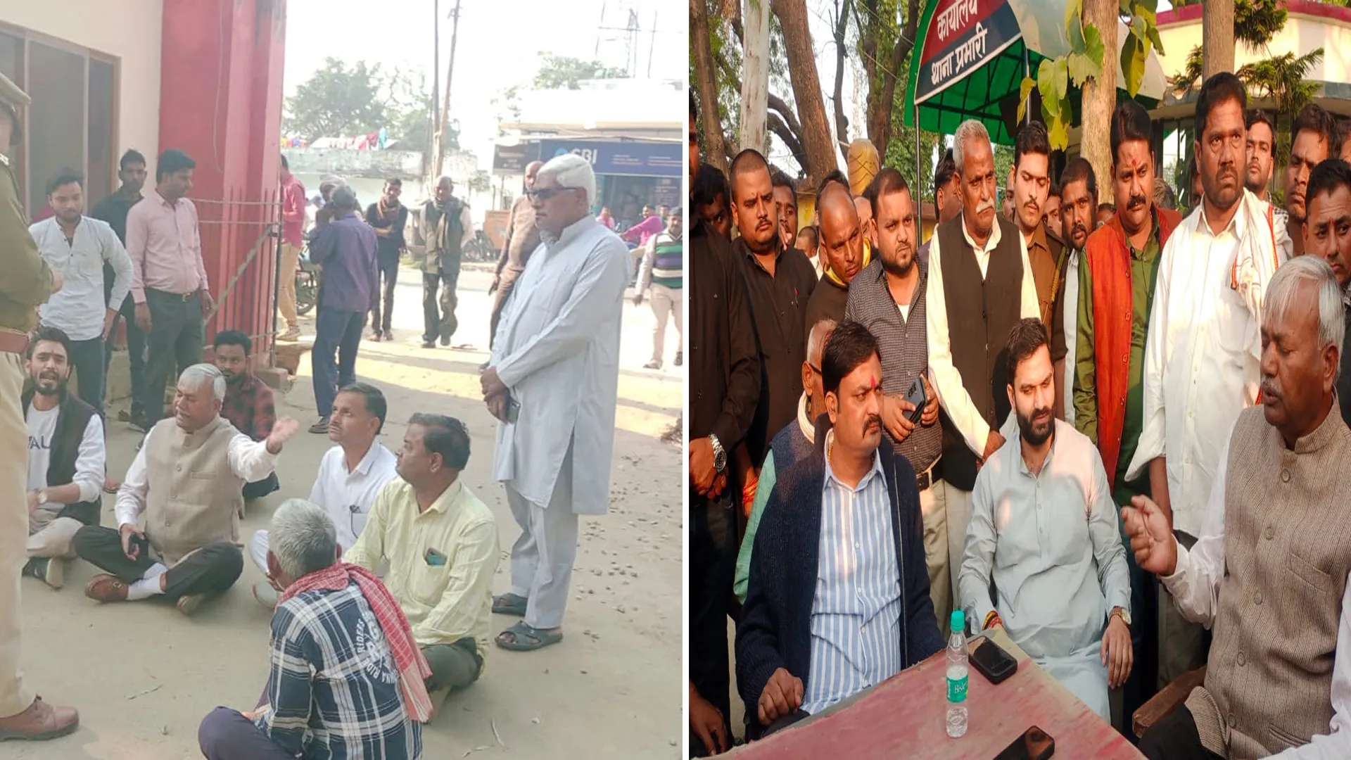 लखीमपुर खीरी: मितौली थाने को बताया सपा कार्यालय, जानिए क्यों छह घंटे तक भाजपाइयों ने काटा हंगामा 