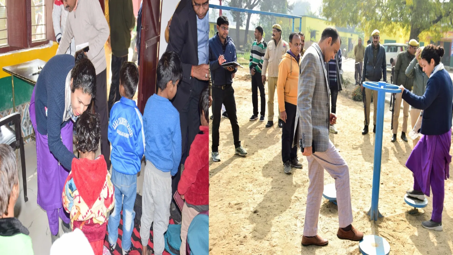 लखीमपुर खीरी: खेल मैदान के गुणवत्ताविहीन काम पर डीएम खफा, मांगा स्पष्टीकरण