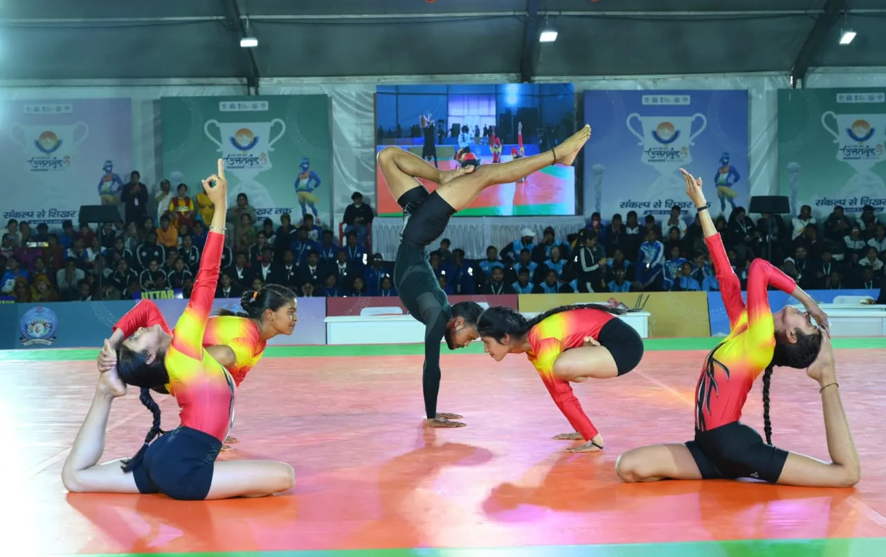 खिलाड़ियों में दिखा उत्साह, योगासन में दिखाया हुनर 
