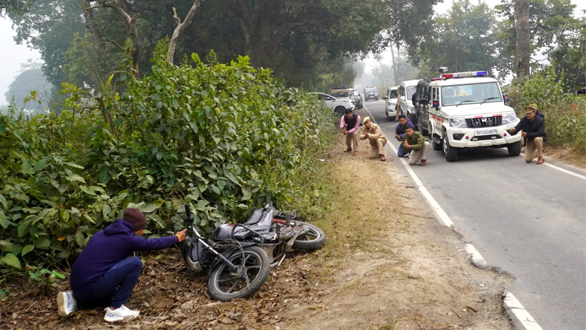 पीलीभीत: लखनऊ से आई फॉरेंसिक टीम, आतंकियों से हुई मुठभेड़ का किया रीक्रिएशन