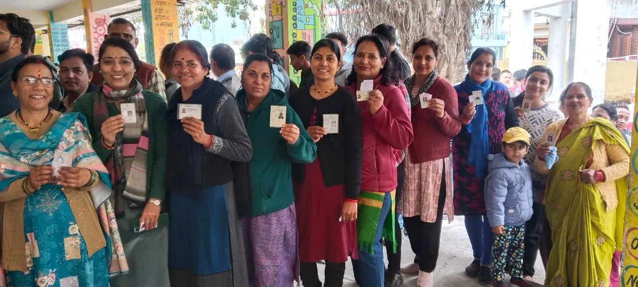 57.23 प्रतिशत जनता ने शहर की सरकार के लिए किया मतदान