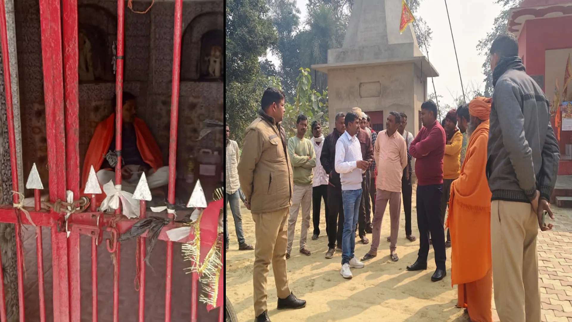 लखीमपुर खीरी: पांच घंटे चला हाईवोल्टेज ड्रामा, जानिए क्यों पूर्व ब्लॉक प्रमुख ने खुदको मंदिर में किया कैद...