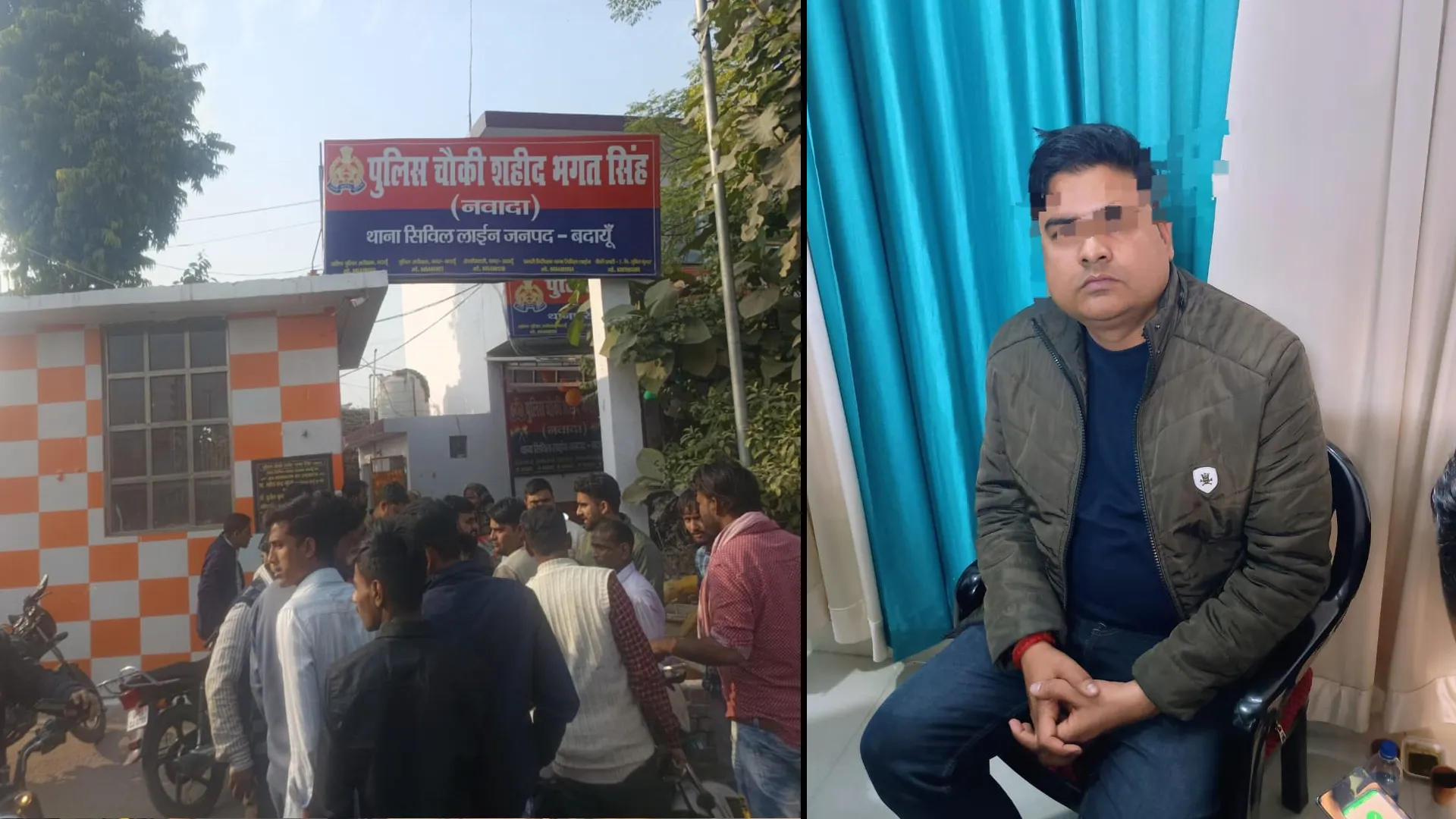 बदायूं : 10 हजार रुपये रिश्वत लेते गिरफ्तार भगत सिंह चौकी का हेड कांस्टेबिल