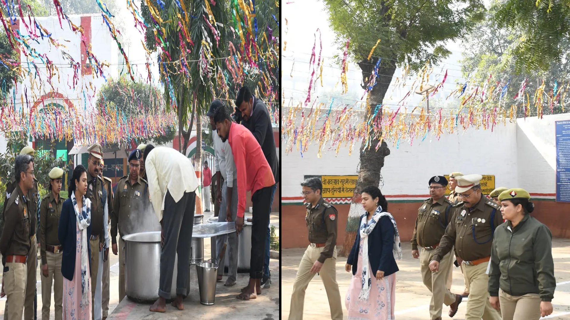 लखीमपुर खीरी: डीएम-एसपी ने जिला कारागार का किया औचक निरीक्षण, परखी भोजन की गुणवत्ता