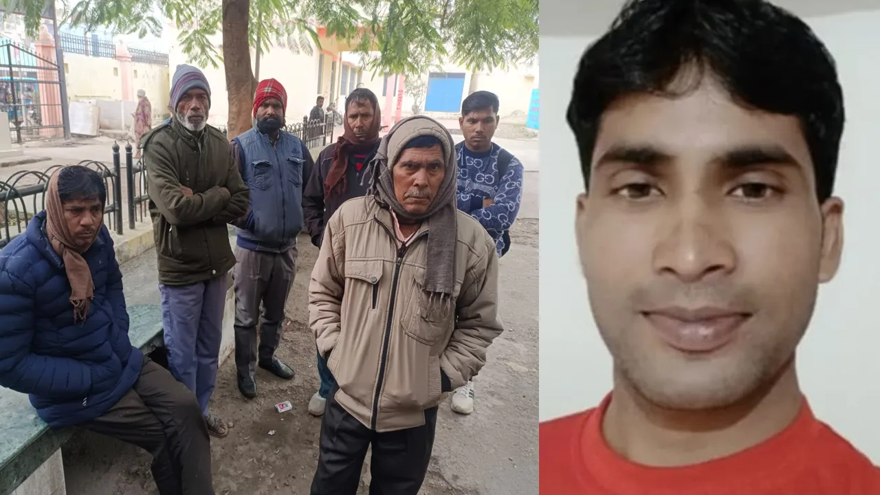 रामपुर : कोहरे ने ली जान, पलटे हुए ट्रक में घुसा बाइक सवार