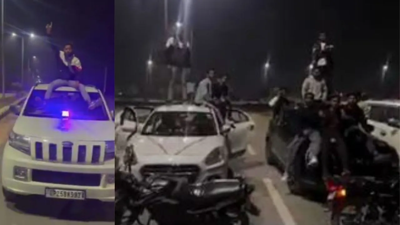  Bareilly: चलती गाड़ी पर हीरोगिरी! रील्स बनाने के लिए उड़ा दीं ट्रैफिक नियमों की धज्जियां