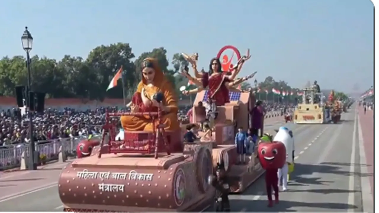 Republic Day: गणतंत्र दिवस की परेड में महिला एवं बाल विकास मंत्रालय की झांकी में दिखी योजनाओं की झलक, देखें वीडियो