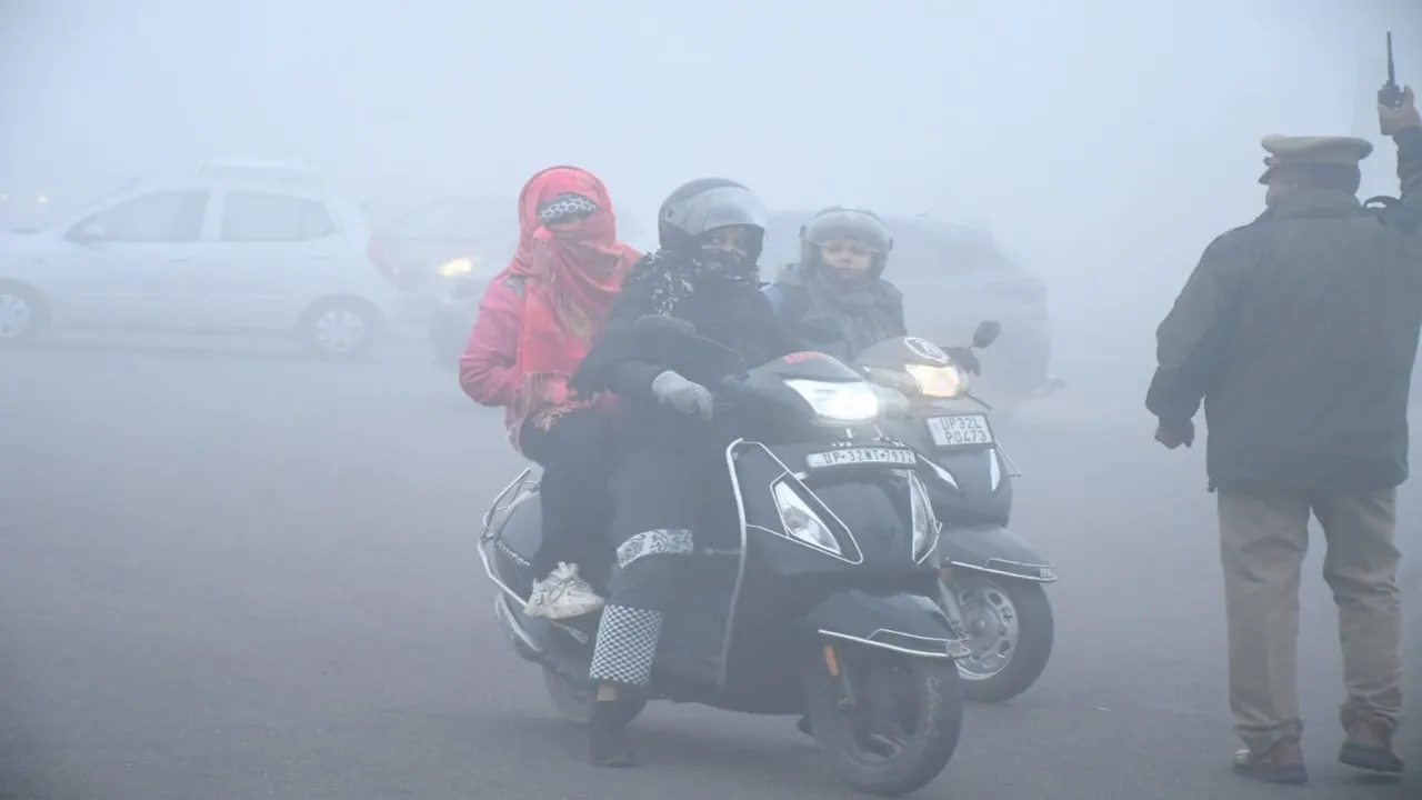 UP Weather Update: राजधानी लखनऊ समेत घने कोहरे की चपेट में  UP, बर्फीली हवाओं से छूट रही कंपकंपी