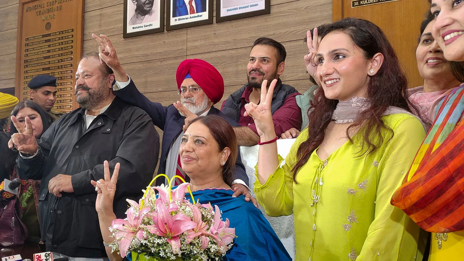 चंडीगढ़ : महापौर चुनाव में भाजपा की जीत, हरप्रीत कौर बबला बनीं मेयर
