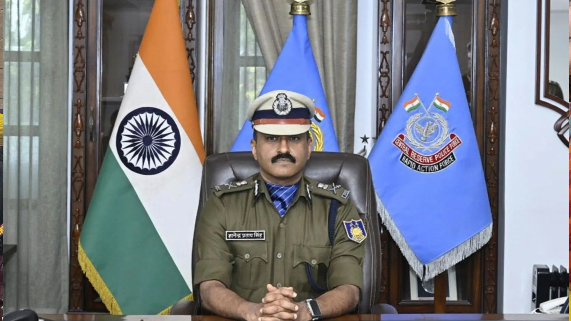 ज्ञानेंद्र प्रताप सिंह ने सीआरपीएफ महानिदेशक पद का कार्यभार संभाला 