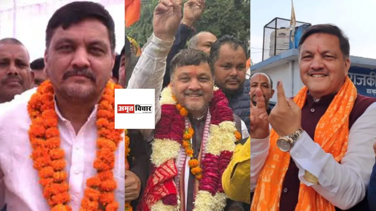 हल्द्वानी में भाजपा की 3894 वोटों से जीत, गजराज के सिर सजा मेयर का ताज 