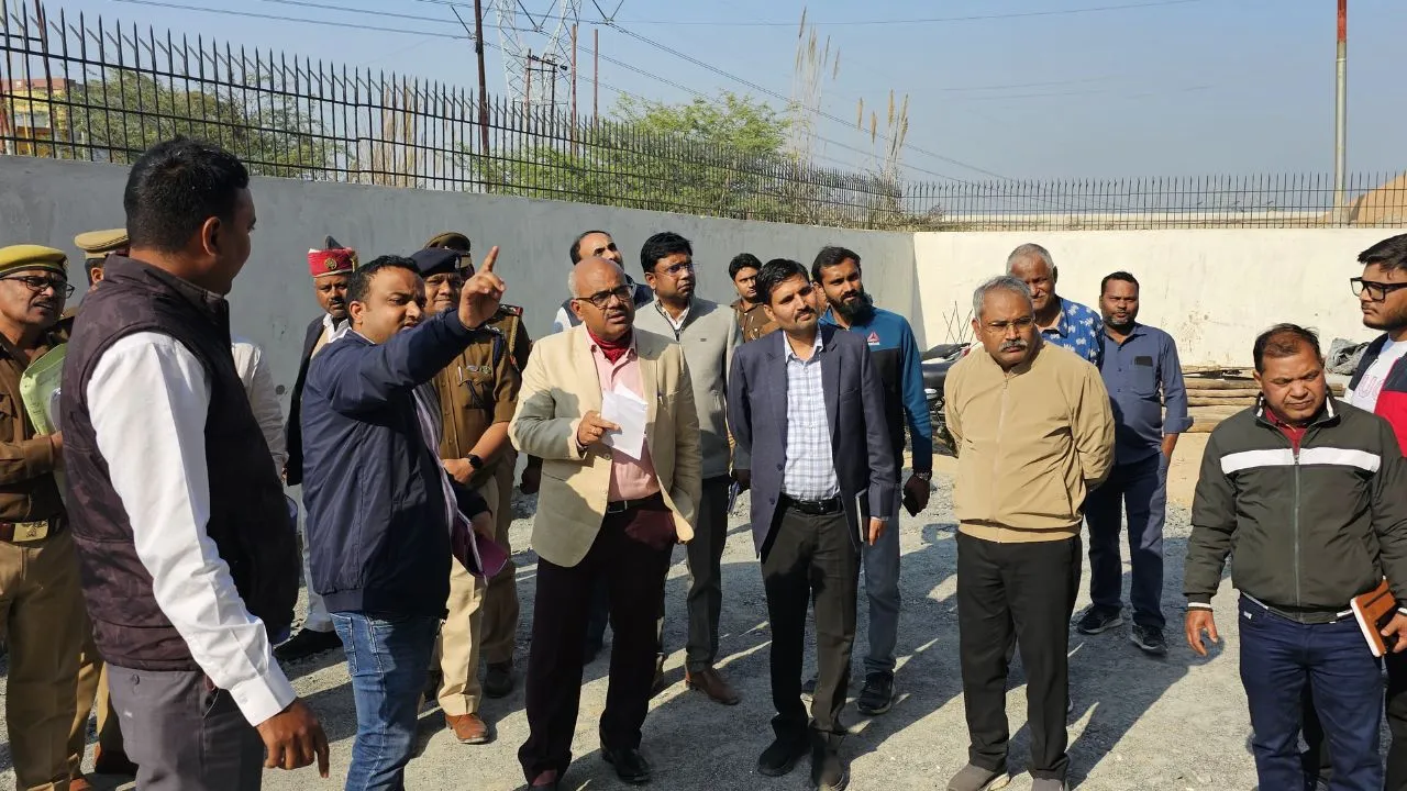कानपुर DM जितेंद्र प्रताप सिंह ने बिठूर में निर्माणाधीन अग्निशमन केंद्र का किया निरीक्षण: अफसरों को दिए ये जरूरी निर्देश...