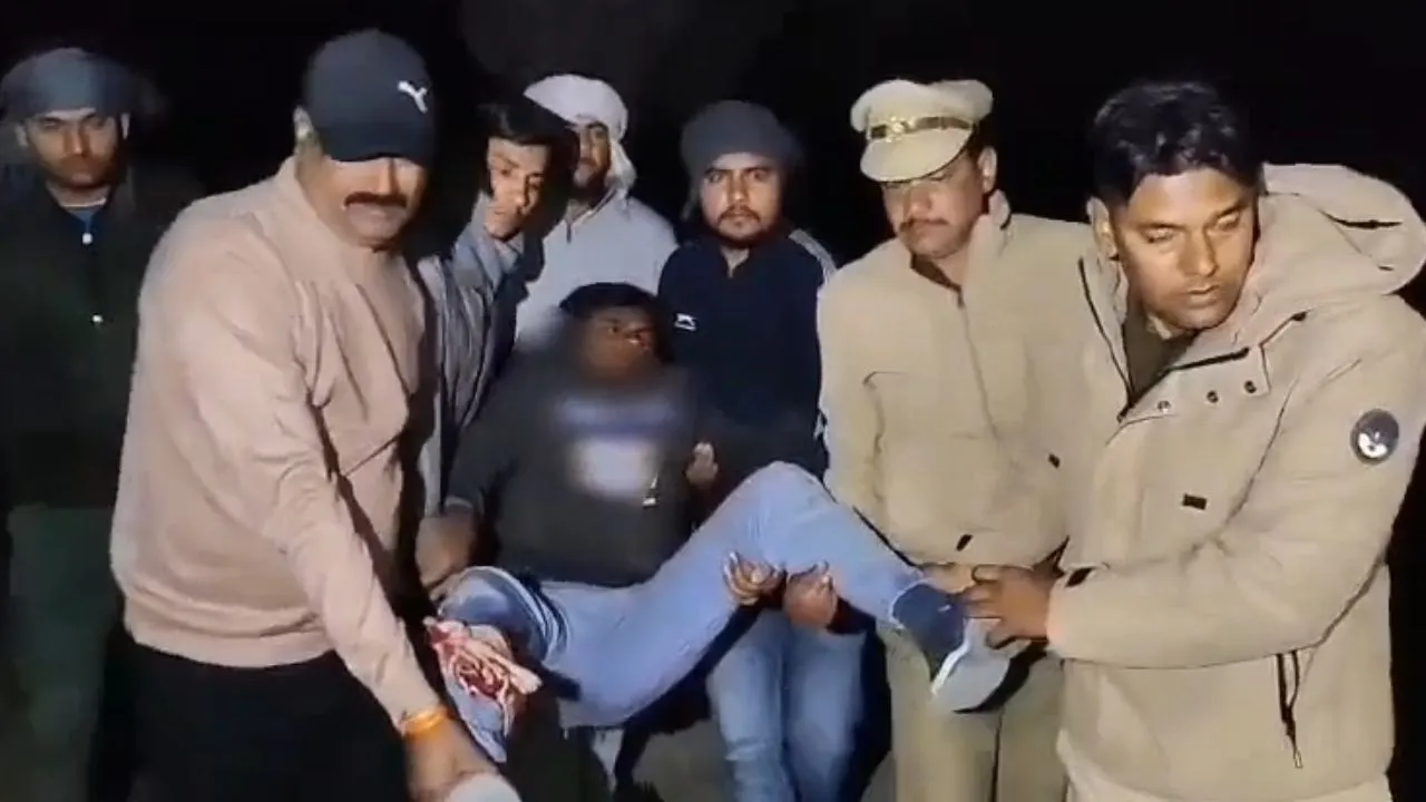 फतेहपुर में गोतस्करों से पुलिस की मुठभेड़: एक के पैर में लगी गोली, दूसरा फरार, आत्मसमर्पण करने के लिए कहने पर शुरू की थी फायरिंग...