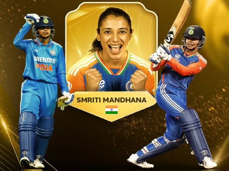 आईसीसी की साल की सर्वश्रेष्ठ महिला एकदिवसीय क्रिकेटर चुनी गईं स्मृति मंधाना, इन खिलाड़ियों को छोड़ा पीछे 