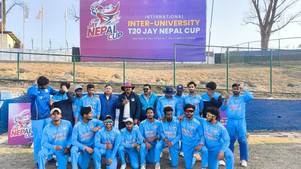 T-20 Jay Nepal Cup: काठमांडू के पसीने छुड़ाकर सेमीफाइनल में पहुंची टीम लखनऊ यूनिवर्सिटी