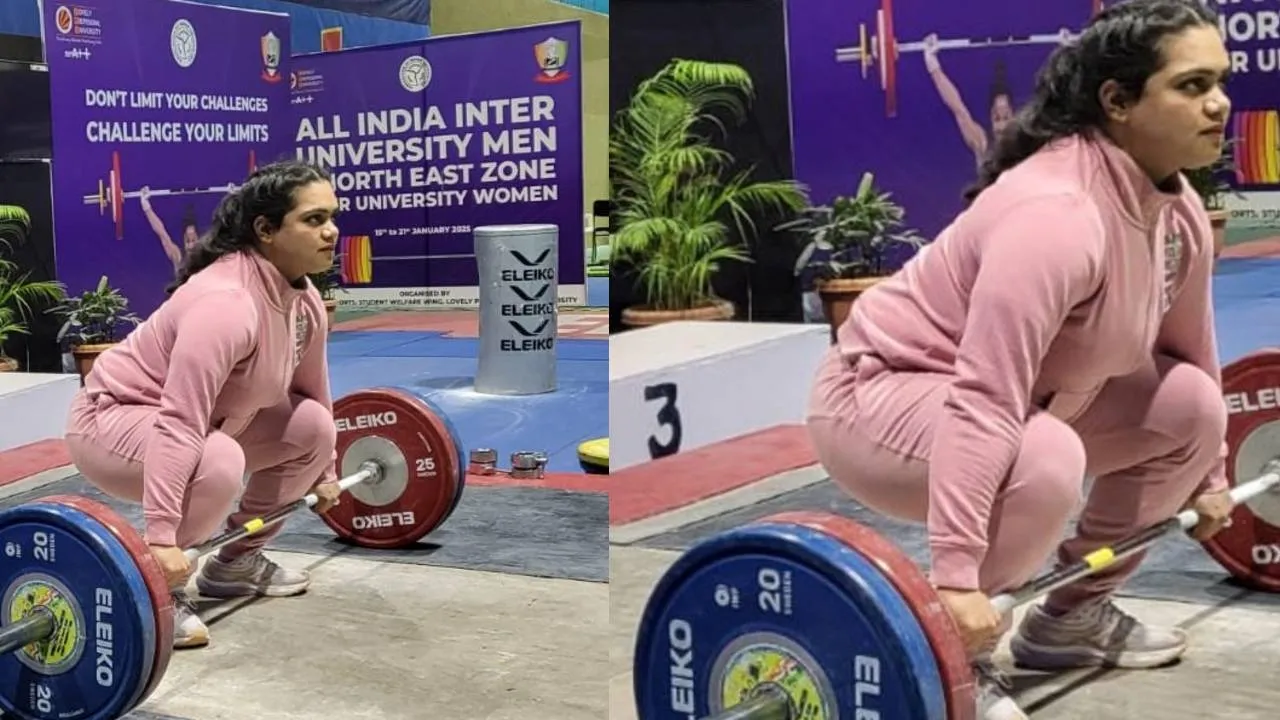 अवध विवि की शिवांगी सिंह ने 190 किलोग्राम भार उठा जीता कांस्य, कुलपति ने दी बधाई  