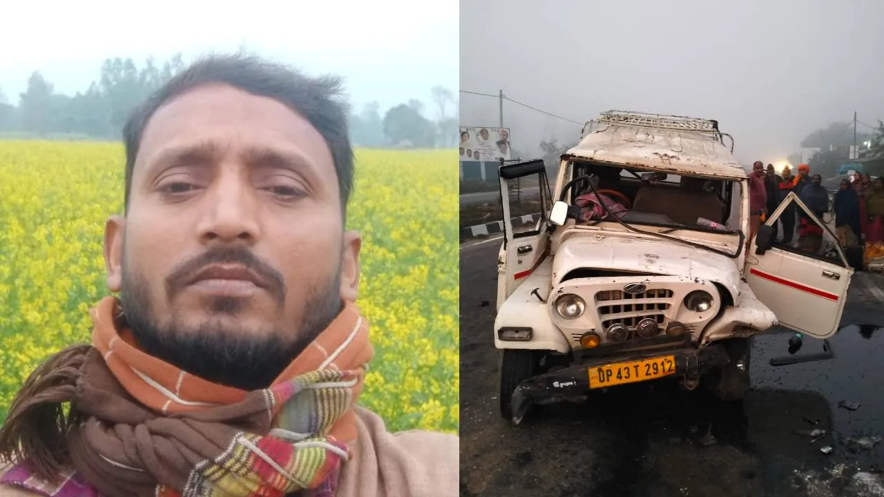 गोंडा: डंपर से टकराई कुंभ मेले से लौट रही पिकअप, एक श्रद्धालु की मौत,10 घायल 