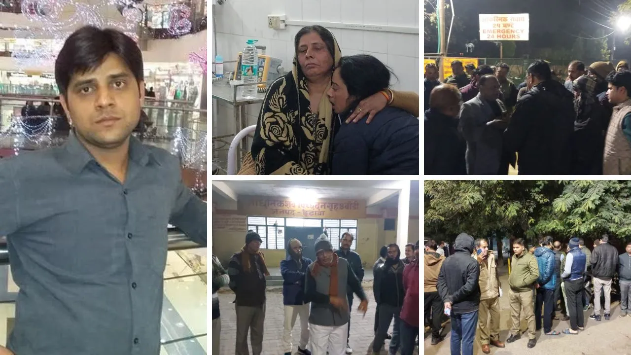 Etawah में स्वास्थ्यकर्मी ने लगाई फांसी: साइबर ठग दे रहे थे न्यूड फोटो वायरल करने की धमकी, परिजनों का आरोप- पुलिस ने नहीं की मदद 