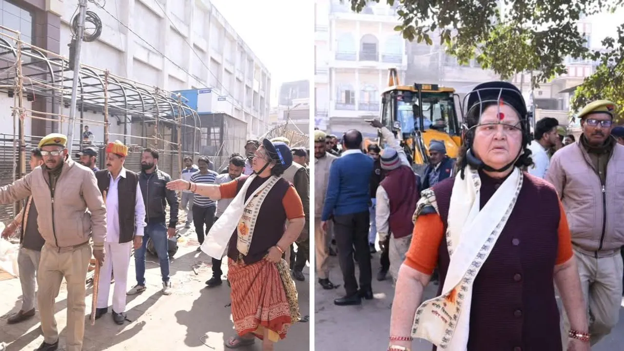 कानपुर में महापौर ने खुद संभाली अभियान की कमान, सड़क पर उतरकर हटवाया अवैध अतिक्रमण, दी चेतावनी  