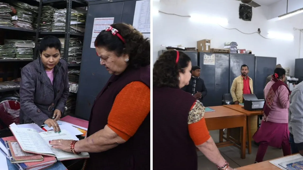 महापौर ने Kanpur नगर निगम कार्यालय का किया औचक निरीक्षण: 34 अधिकारी व कर्मचारी मिले गायब, कारण बताओ नोटिस जारी 