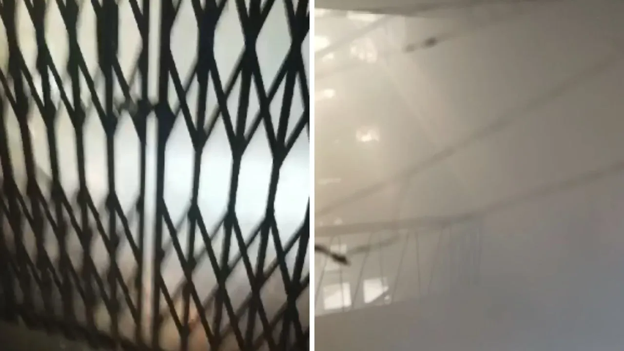 Kanpur: हैलट के जच्चा बच्चा अस्पताल में चैनल के अंदर लगी आग, मचा हडकंप, धुएं से हो रही परेशानी