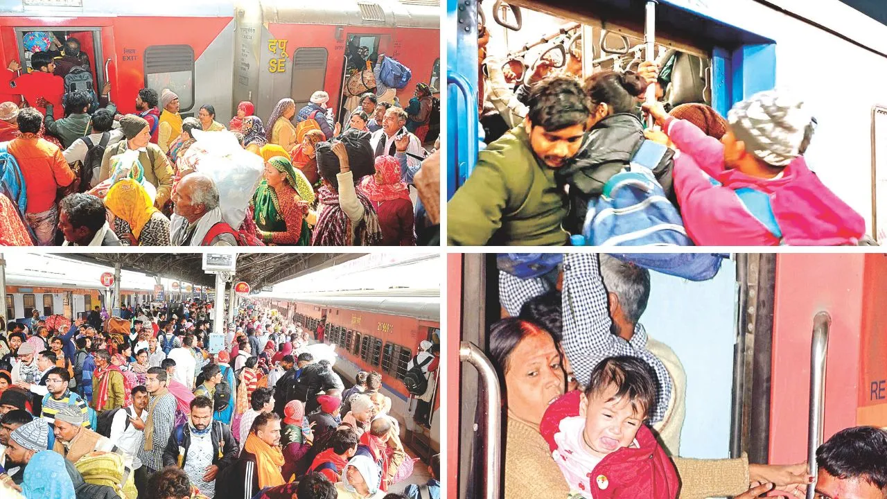 Kanpur सेंट्रल पर अलर्ट, रोकी गईं स्पेशल ट्रेनें, यात्रियों से भरे रहे प्लेटफार्म, मुस्तैद रहे रेलवे अधिकारी व सुरक्षाकर्मी 