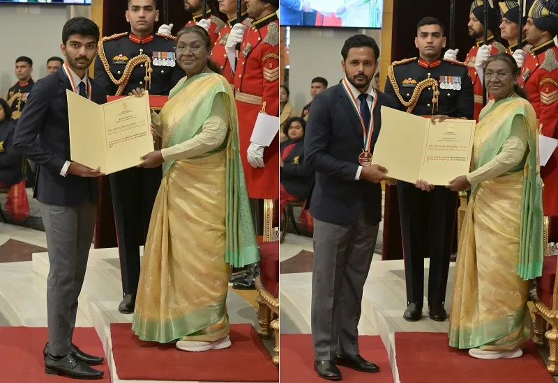 राष्ट्रपति द्रौपदी मुर्मू ने पारंपरिक समारोह में दिए राष्ट्रीय खेल पुरस्कार, पैरा एथलीट रहे आकर्षण का केंद्र