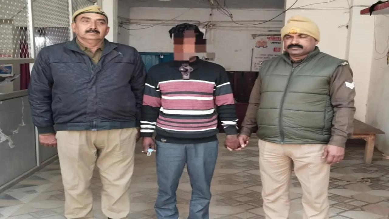 Bahraich News : इंडियन बैंक में सेंध लगाने वाला अभियुक्त गिरफ्तार