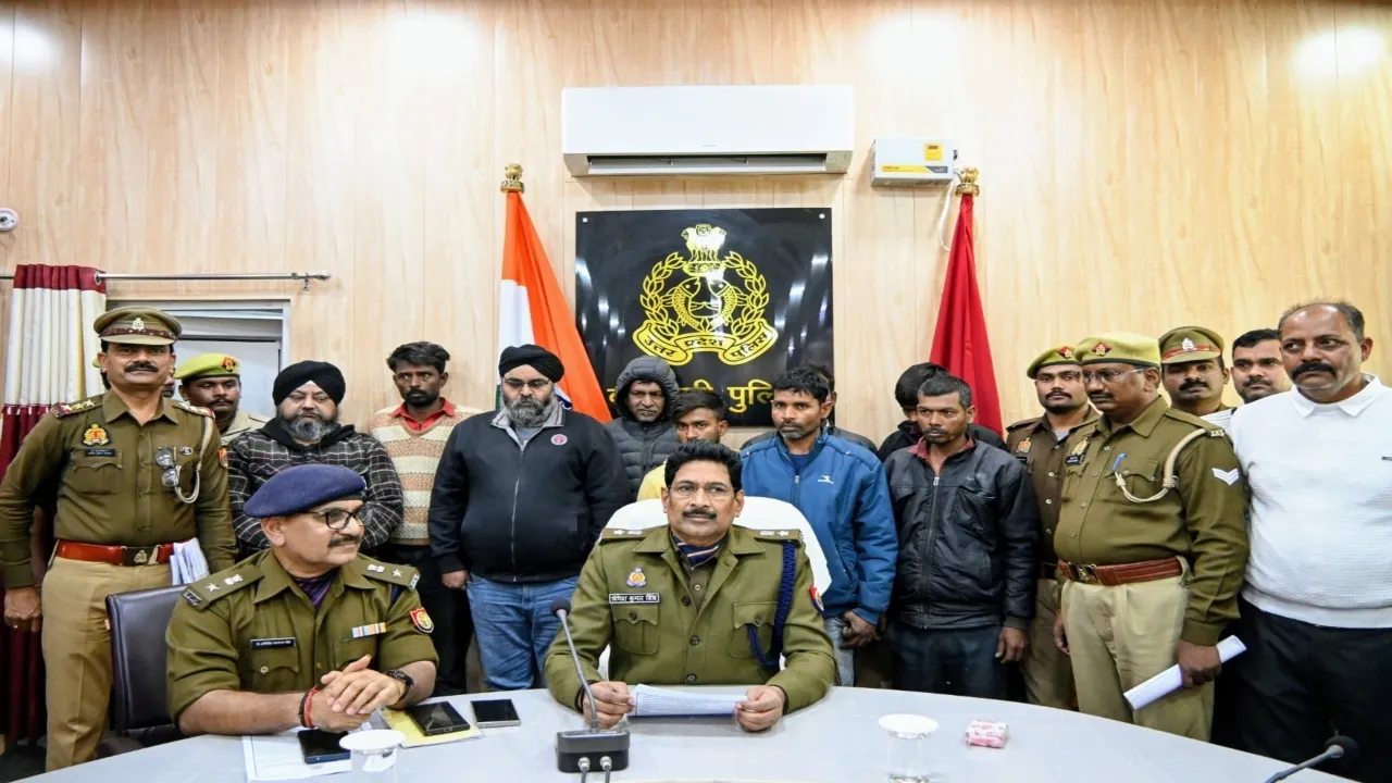 Barabanki News : वेयर हाउस में लाखों का माल उड़ाने वाले 9 अन्तर्जनपदीय चोर गिरफ्तार