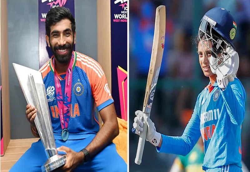 BCCI Awards : जसप्रीत बुमराह-स्मृति मंधाना को मिलेगा सर्वश्रेष्ठ भारतीय क्रिकेटर का पुरस्कार 