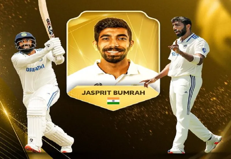 जसप्रीत बुमराह ने रचा इतिहास, ICC ने साल 2024 का टेस्ट क्रिकेटर ऑफ द ईयर चुना, बोले-मैं सम्मानित महसूस कर रहा हूं 
