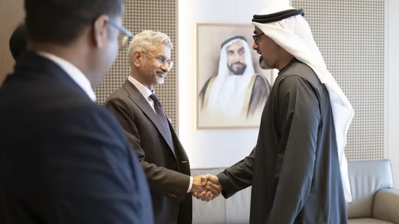 विदेश मंत्री ने अबू धाबी के क्राउन प्रिंस से की मुलाकात, भारत और यूएई के बीच संबंधों को आगे बढ़ाने पर हुई चर्चा