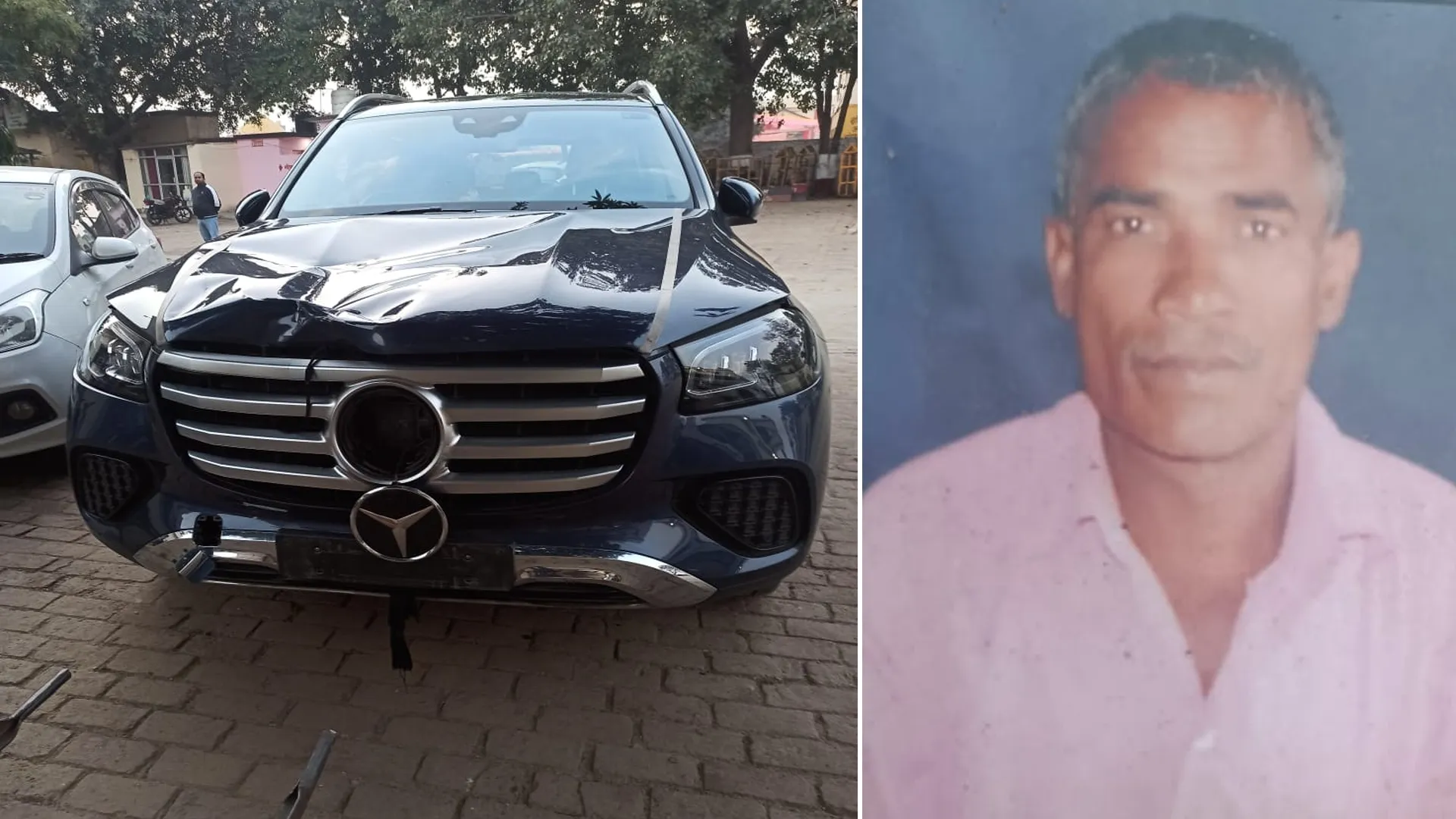 मुरादाबाद: डॉक्टर की तेज रफ्तार मर्सिडीज ने ली मजदूर की जान,  दिल्ली-लखनऊ NH पर घटना