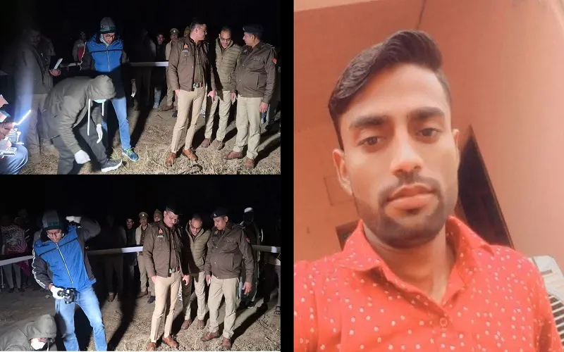 मुरादाबाद : युवक की ईंट से सिर कुचलकर हत्या, दोस्तों के साथ शराब पार्टी करने निकला था, सड़क किनारे मिला शव