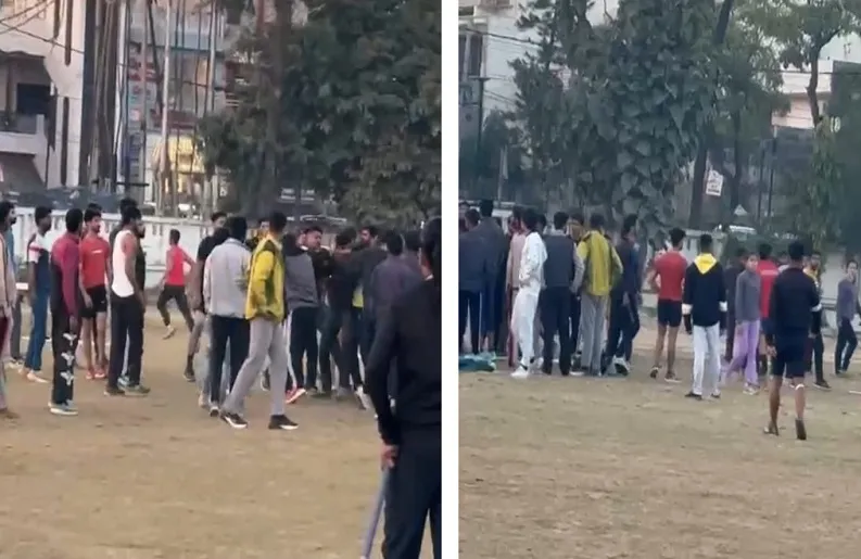 मुरादाबाद : सोनकपुर स्टेडियम में खिलाड़ियों के बीच जमकर चले लात-घूसे और लाठी-डंडे, मची अफरा तफरी...देखें VIDEO