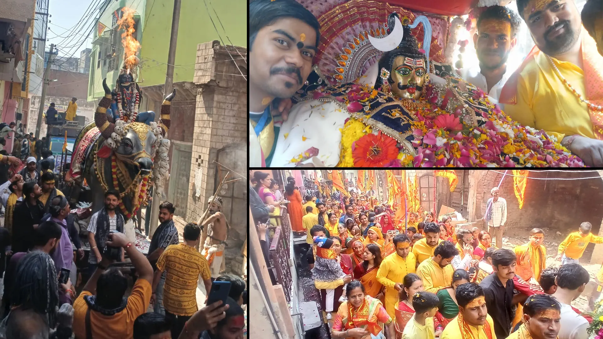 कासगंज : है भोलेनाथ की शादी, हम तो नाचेंगे...धूमधाम से निकाली गई भोले की बरात