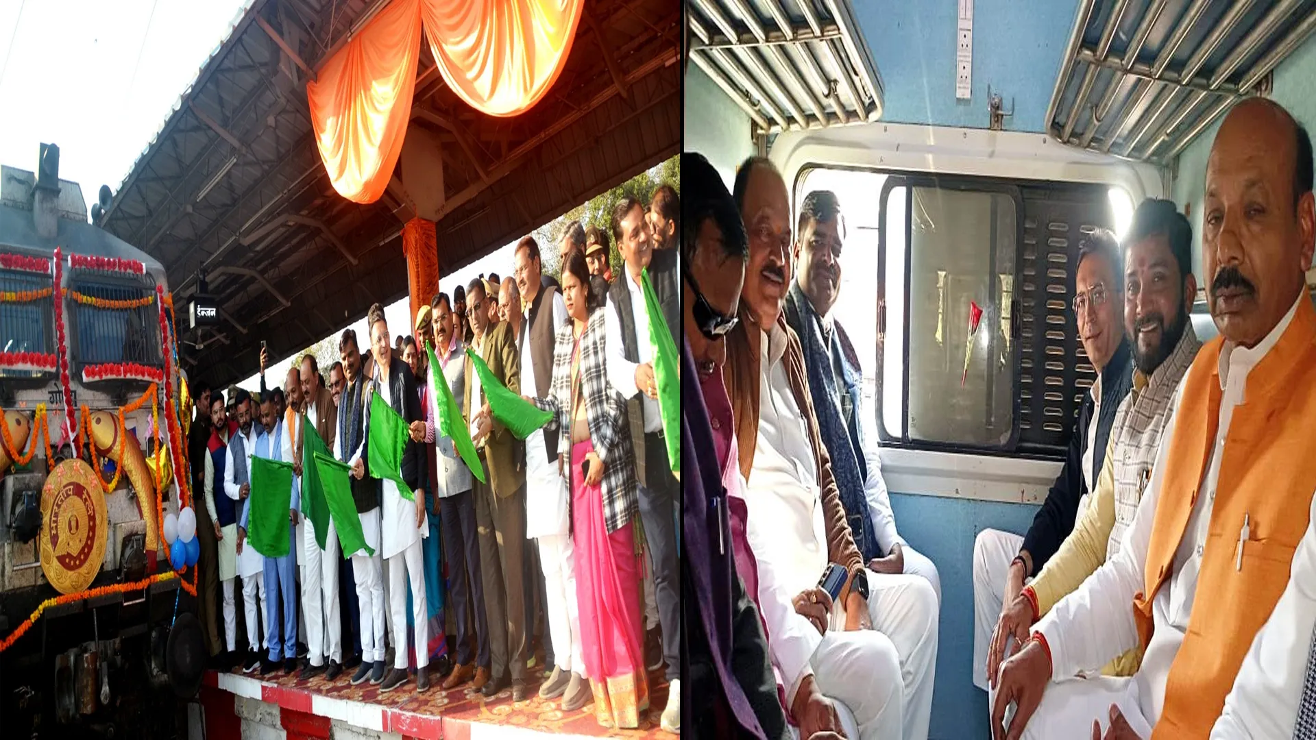 पीलीभीत: पूर्वांचल से जुड़ी तराई...सात साल बाद दौड़ी एक्सप्रेस ट्रेन, जनरल कोच में सफर कर पहुंचे केंद्रीय राज्यमंत्री