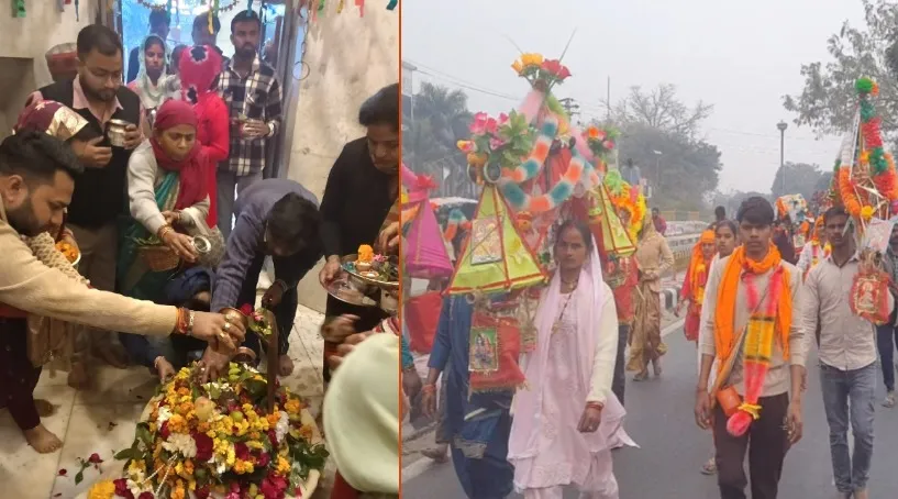 रामपुर: बोल-बम के जयकारों से गूंजे शिवालय, जलाभिषेक को उमड़े कांवड़िये